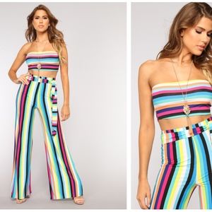 Striped Multi Set by Fashion Nova